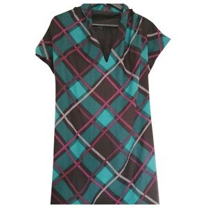 Vintage Gucci Tartan mid length dress in Great condition